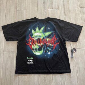 NEW CIVIL REGIME x RICK & MORTY OVERSIZED TEE SZ XL